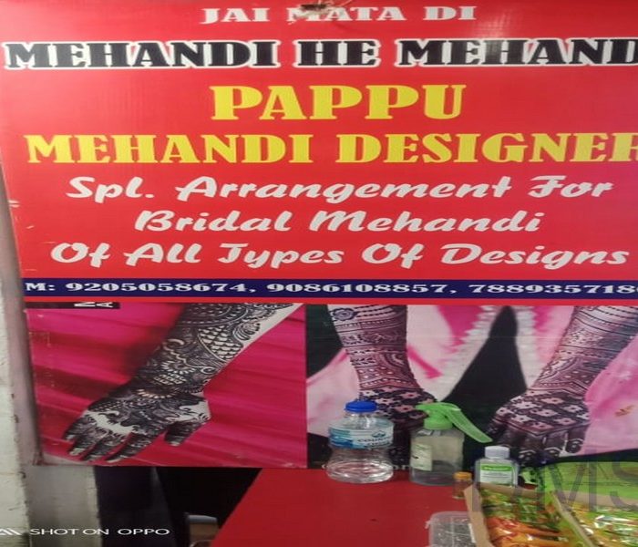 pappu mehandi designer/fattu choughan,patel bazar